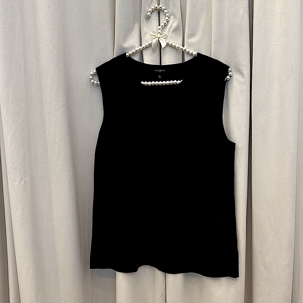 Black shell top Talbots Size Lp